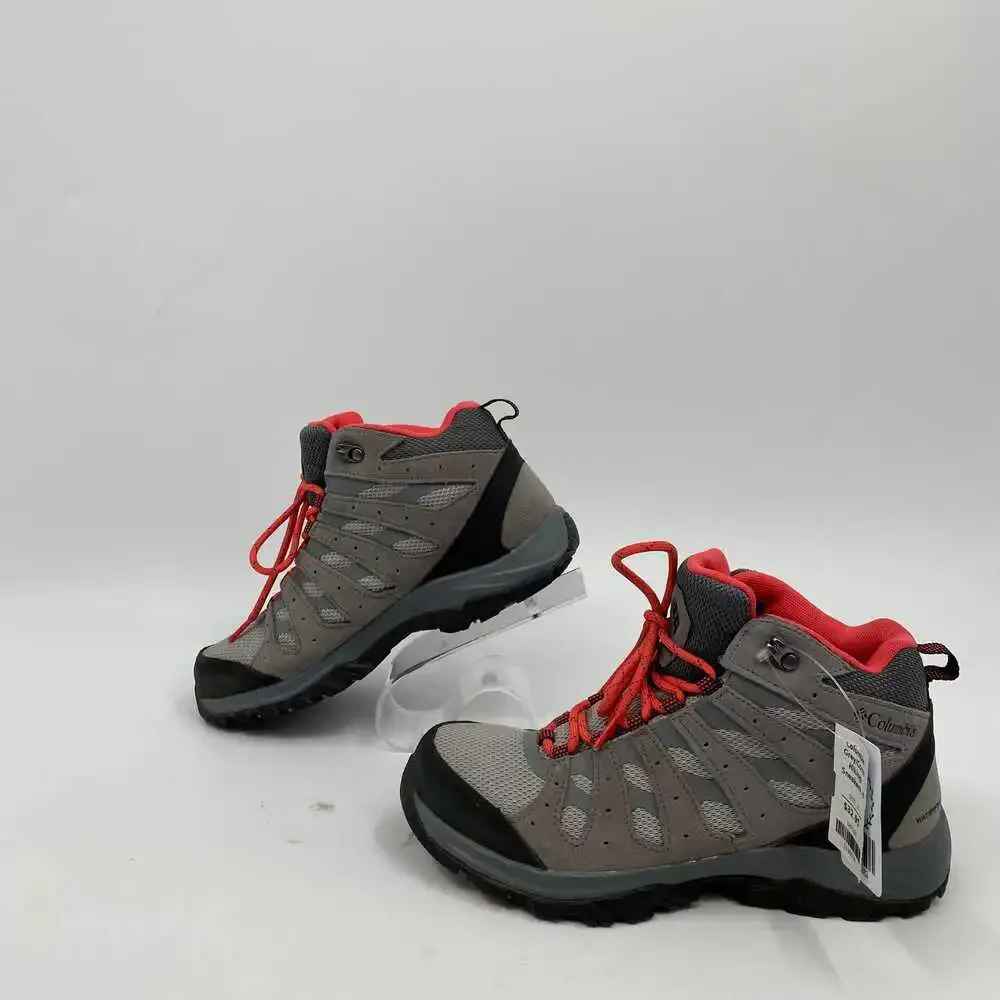 Columbia Gray/Coral Winter Boots | Women’s US 8, Textile Nylon